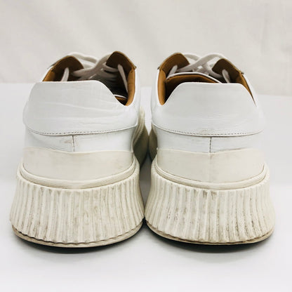 【現状渡し品】【メンズ】 JIL SANDER ジルサンダー プラットフォームスニーカー シューズ 靴 162-250703-hn-03-fur サイズ：44 カラー：ホワイト 万代Net店