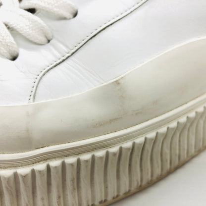 【現状渡し品】【メンズ】 JIL SANDER ジルサンダー プラットフォームスニーカー シューズ 靴 162-250703-hn-03-fur サイズ：44 カラー：ホワイト 万代Net店