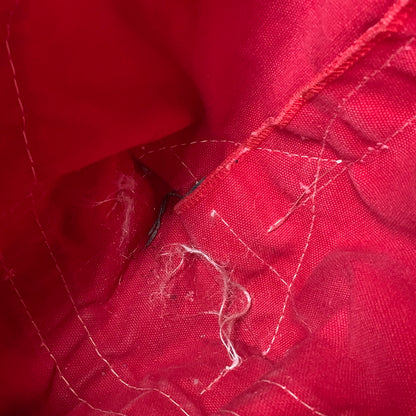 【中古品】【メンズ/レディース】 L.L.Bean エルエルビーン 90S カタディンロゴ トートバッグ カバン 鞄 188-251217-kh-01-izu カラー：レッド×グリーン 万代Net店