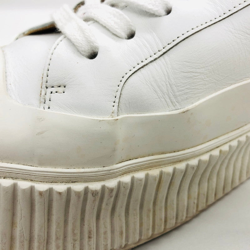 【現状渡し品】【メンズ】 JIL SANDER ジルサンダー プラットフォームスニーカー シューズ 靴 162-250703-hn-03-fur サイズ：44 カラー：ホワイト 万代Net店