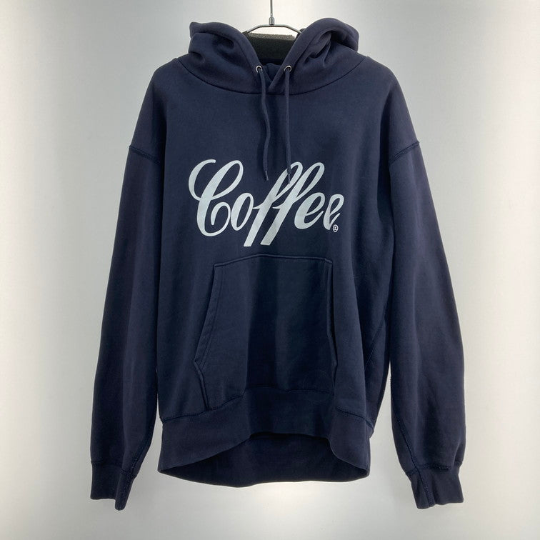 【中古品】【メンズ】 WIND AND SEA 兎珈琲コラボ HOODIE パーカー 147-260311-WA-08-iwa サイズ：M カラー：ネイビー 万代Net店
