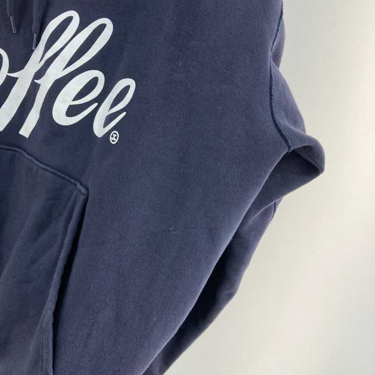 【中古品】【メンズ】 WIND AND SEA 兎珈琲コラボ HOODIE パーカー 147-260311-WA-08-iwa サイズ：M カラー：ネイビー 万代Net店