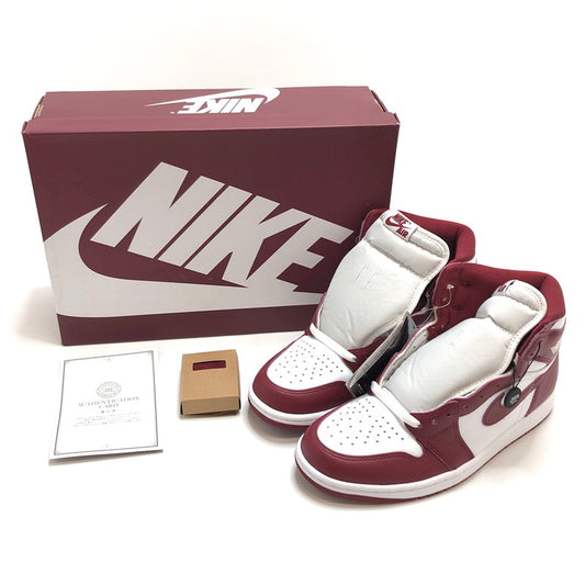 【中古美品】【メンズ】 NIKE ナイキ Air Jordan 1 Retro High OG "Artisanal Red" DZ5485-160 エアジョーダン レトロ ハイ アーティザナルレッド スニーカー シューズ 靴 160-251010-rs-01-fur サイズ：26.5cm US8.5 カラー：ホワイト/ボルドー系 万代Net店