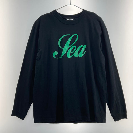 【中古品】【メンズ】 WIND AND SEA WDS GLITTER TEE 長袖 Tシャツ ロンT 147-260311-WA-09-iwa サイズ：L カラー：ブラック 万代Net店