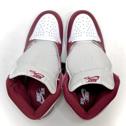 【中古美品】【メンズ】 NIKE ナイキ Air Jordan 1 Retro High OG "Artisanal Red" DZ5485-160 エアジョーダン レトロ ハイ アーティザナルレッド スニーカー シューズ 靴 160-251010-rs-01-fur サイズ：26.5cm US8.5 カラー：ホワイト/ボルドー系 万代Net店