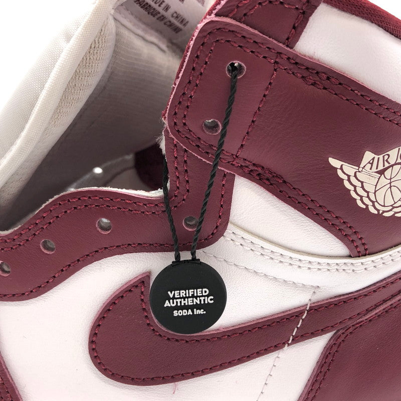 【中古美品】【メンズ】 NIKE ナイキ Air Jordan 1 Retro High OG "Artisanal Red" DZ5485-160 エアジョーダン レトロ ハイ アーティザナルレッド スニーカー シューズ 靴 160-251010-rs-01-fur サイズ：26.5cm US8.5 カラー：ホワイト/ボルドー系 万代Net店