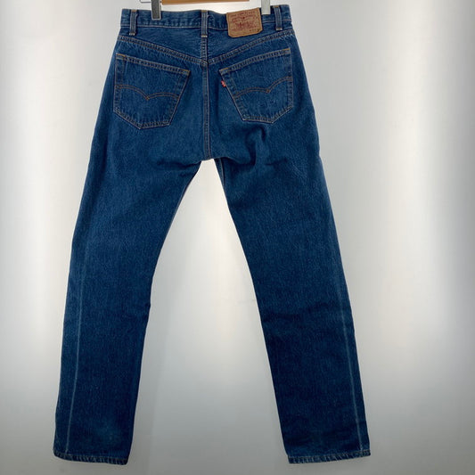 【中古品】【メンズ】 Levi's リーバイス 501-0000 刻印515 ナイロンフットボタン SMALL E USA製 80s デニムパンツ ジーンズ 157-250221-OR-04-iwa サイズ：W32 L36 カラー：ネイビー系 万代Net店