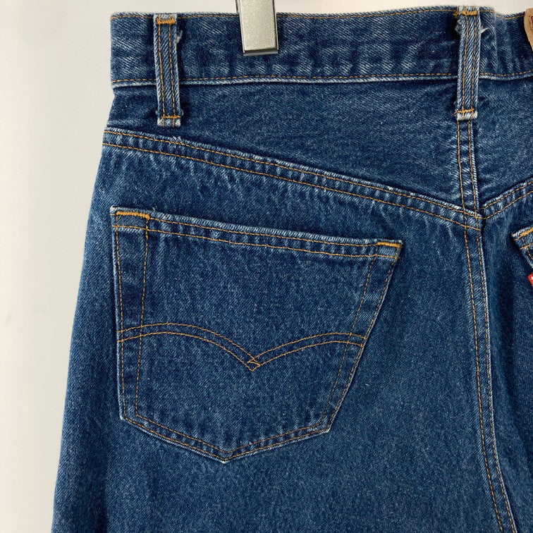 【中古品】【メンズ】 Levi's リーバイス 501-0000 刻印515 ナイロンフットボタン SMALL E USA製 80s デニムパンツ ジーンズ 157-250221-OR-04-iwa サイズ：W32 L36 カラー：ネイビー系 万代Net店