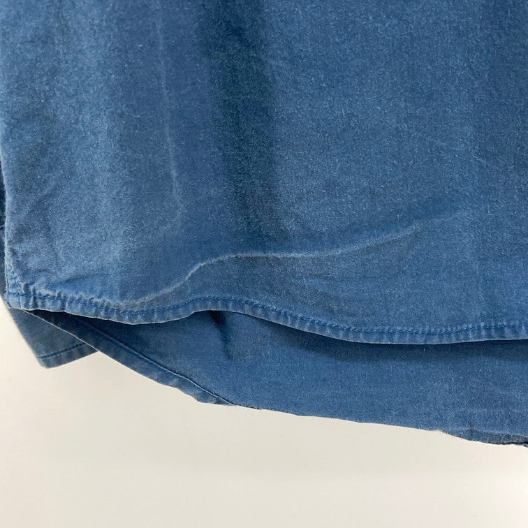【中古品】【メンズ】 BLACK&BLUE ブラックアンドブルー 14SS ウールトグルシャツ 140-260311-WA-11-iwa サイズ：3 カラー：ブルー 万代Net店