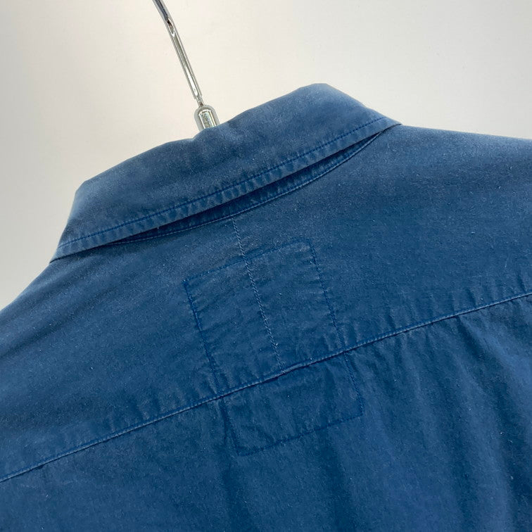 【中古品】【メンズ】 BLACK&BLUE ブラックアンドブルー 14SS ウールトグルシャツ 140-260311-WA-11-iwa サイズ：3 カラー：ブルー 万代Net店
