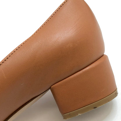 【中古品】【レディース】 FERRAGAMO フェラガモ VARA DB36321 ヴァラ パンプス リボン シューズ 靴 167-260826-rs-08-fur サイズ：4 (約21.5cm相当) カラー：キャメル 万代Net店