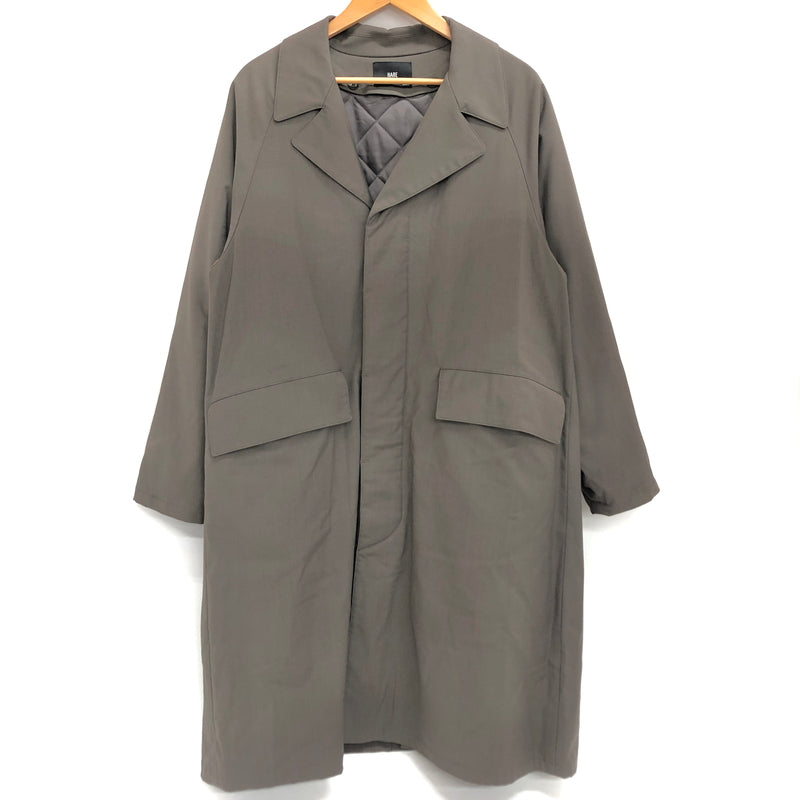 【中古品】【メンズ】 HARE ハレ HESTER COAT HA030128AD ライナー付きBIGチェスターコート コート アウター 147-260826-rs-09-fur サイズ：S カラー：グレー 万代Net店