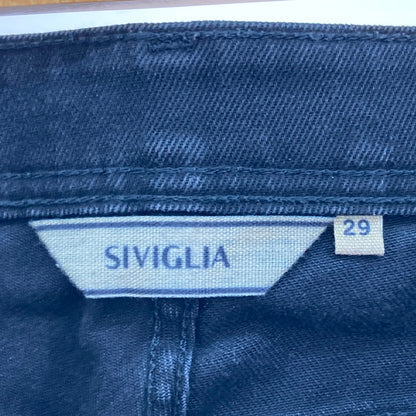 【中古品】【メンズ】 SIVIGLIA シビリア ブラックデニムジーンズ 国内正規品 152-260313-WA-02-iwa サイズ：29 カラー：ブラック 万代Net店