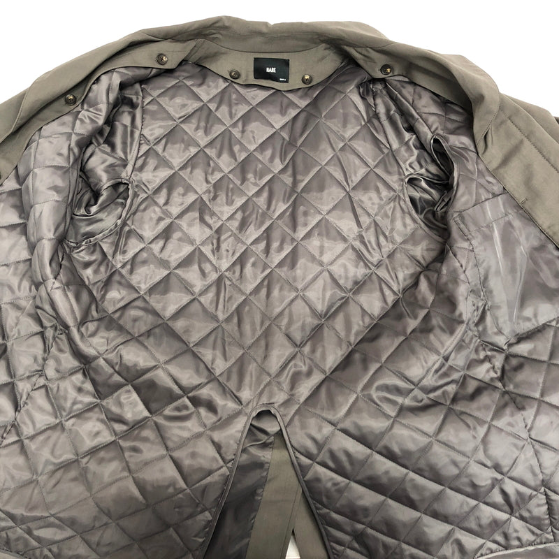 【中古品】【メンズ】 HARE ハレ HESTER COAT HA030128AD ライナー付きBIGチェスターコート コート アウター 147-260826-rs-09-fur サイズ：S カラー：グレー 万代Net店
