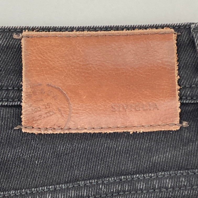 【中古品】【メンズ】 SIVIGLIA シビリア ブラックデニムジーンズ 国内正規品 152-260313-WA-02-iwa サイズ：29 カラー：ブラック 万代Net店