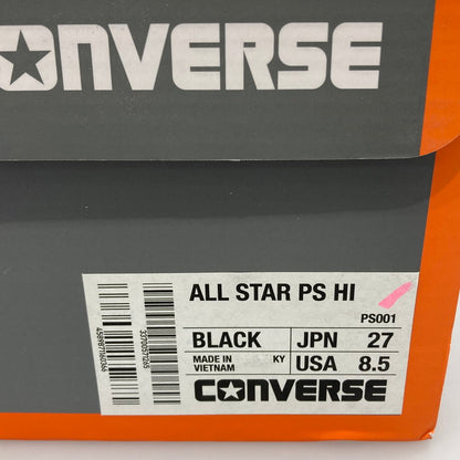 【中古美品】【メンズ】 CONVERSE コンバース 33700571 ALL STAR PS HI スニーカー 164-251206-WA-06-iwa サイズ：27cm カラー：BLACK 万代Net店
