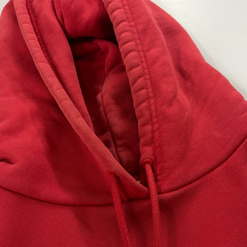 【中古品】【メンズ】 BALENCIAGA バレンシアガ 20AW BACK LOGO MEDIUM FIT HOODIE バックロゴ ミディアム フィット フーディ 長袖 トップス プルオーバー パーカー 141-251114-yo-04-tei サイズ：S カラー：レッド 万代Net店