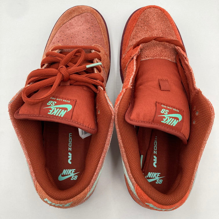 【中古品】【メンズ】 NIKE ナイキ DV5429-601/DUNK LOW PRM MYSTIC RED AND ROSEWOOD 160-250222-NS-1-iwa サイズ：28.5 カラー：レッド 万代Net店