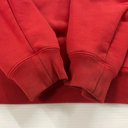 【中古品】【メンズ】 BALENCIAGA バレンシアガ 20AW BACK LOGO MEDIUM FIT HOODIE バックロゴ ミディアム フィット フーディ 長袖 トップス プルオーバー パーカー 141-251114-yo-04-tei サイズ：S カラー：レッド 万代Net店