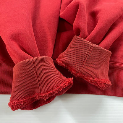 【中古品】【メンズ】 BALENCIAGA バレンシアガ 20AW BACK LOGO MEDIUM FIT HOODIE バックロゴ ミディアム フィット フーディ 長袖 トップス プルオーバー パーカー 141-251114-yo-04-tei サイズ：S カラー：レッド 万代Net店