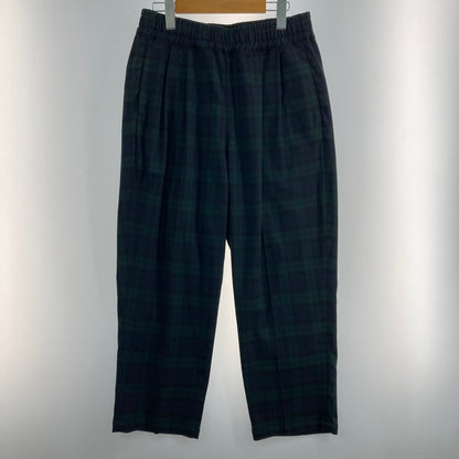 【中古品】【メンズ】 坩堝 TARTAN EASY PANTS 158-260313-WA-04-iwa サイズ：M カラー：ダークグリーン系 万代Net店