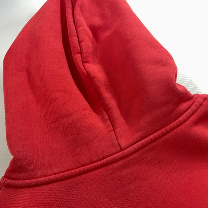 【中古品】【メンズ】 BALENCIAGA バレンシアガ 20AW BACK LOGO MEDIUM FIT HOODIE バックロゴ ミディアム フィット フーディ 長袖 トップス プルオーバー パーカー 141-251114-yo-04-tei サイズ：S カラー：レッド 万代Net店