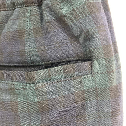 【中古品】【メンズ】 坩堝 TARTAN EASY PANTS 158-260313-WA-04-iwa サイズ：M カラー：ダークグリーン系 万代Net店