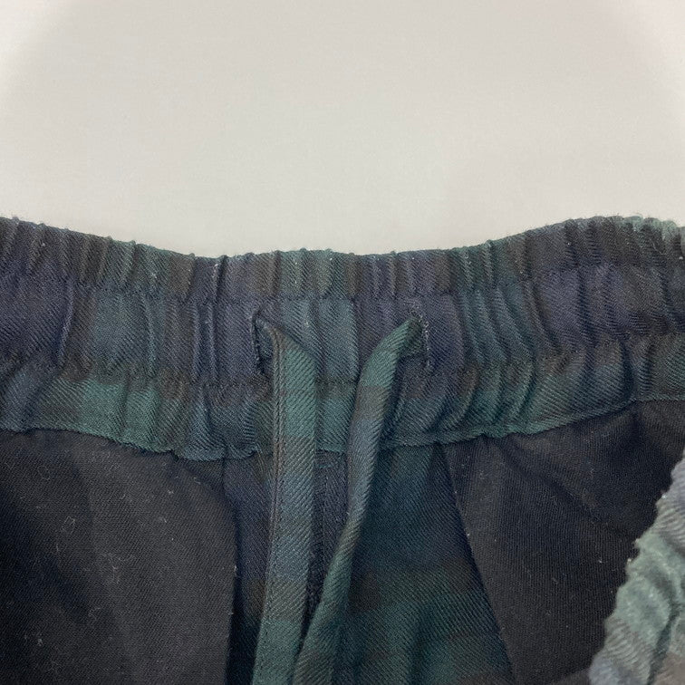 【中古品】【メンズ】 坩堝 TARTAN EASY PANTS 158-260313-WA-04-iwa サイズ：M カラー：ダークグリーン系 万代Net店
