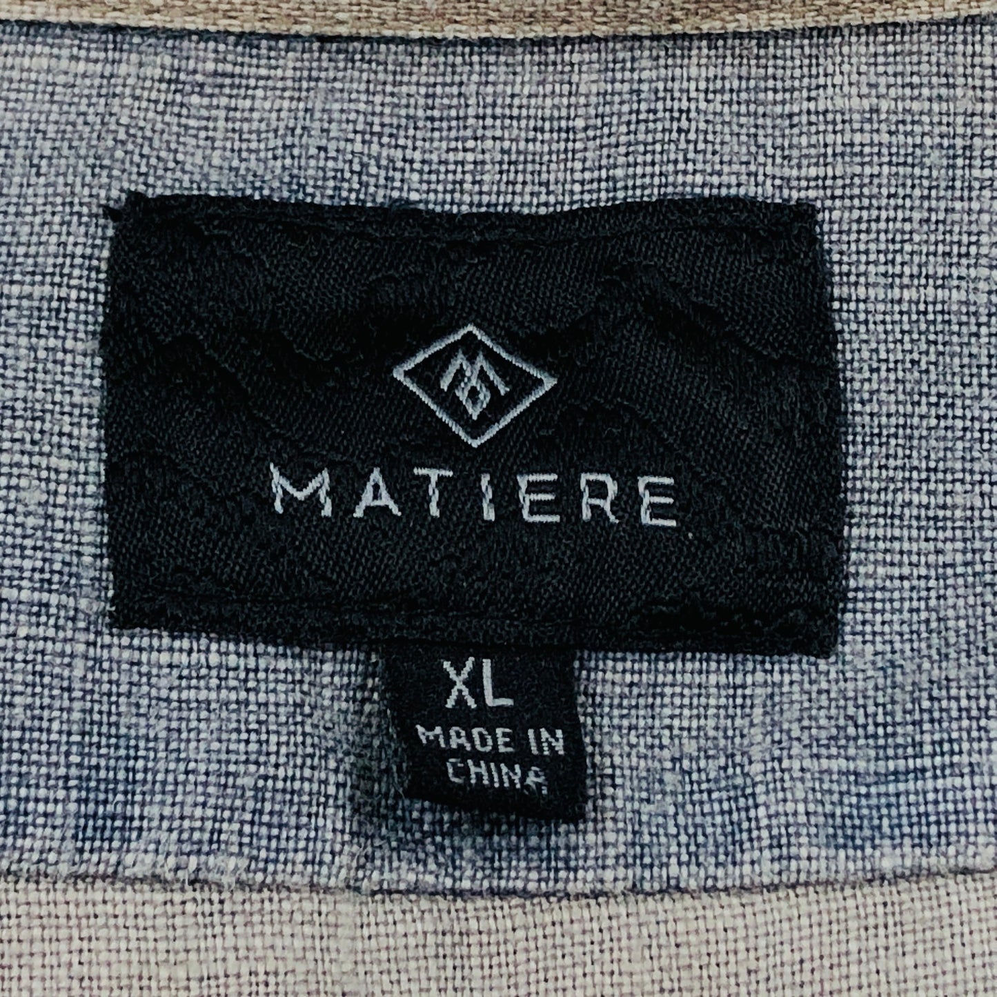 【現状渡し品】【メンズ】 MATIERE マティエール 半袖シャツ カジュアルシャツ トップス 145-251105-hn-09-fur サイズ：XL カラー：ブルー系 万代Net店