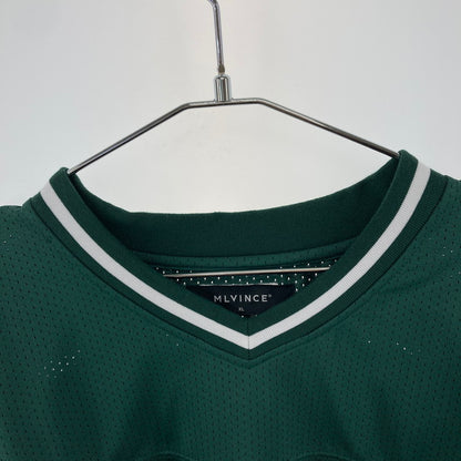 【中古品】【メンズ】  MLVINCE/LAYERED L メルビンス レイヤード ロングスリーブ フットボールシャツ S FOOTBALL SHIRT GREEN 142-250225-OR-01-iwa サイズ：XL カラー：グリーン系 万代Net店