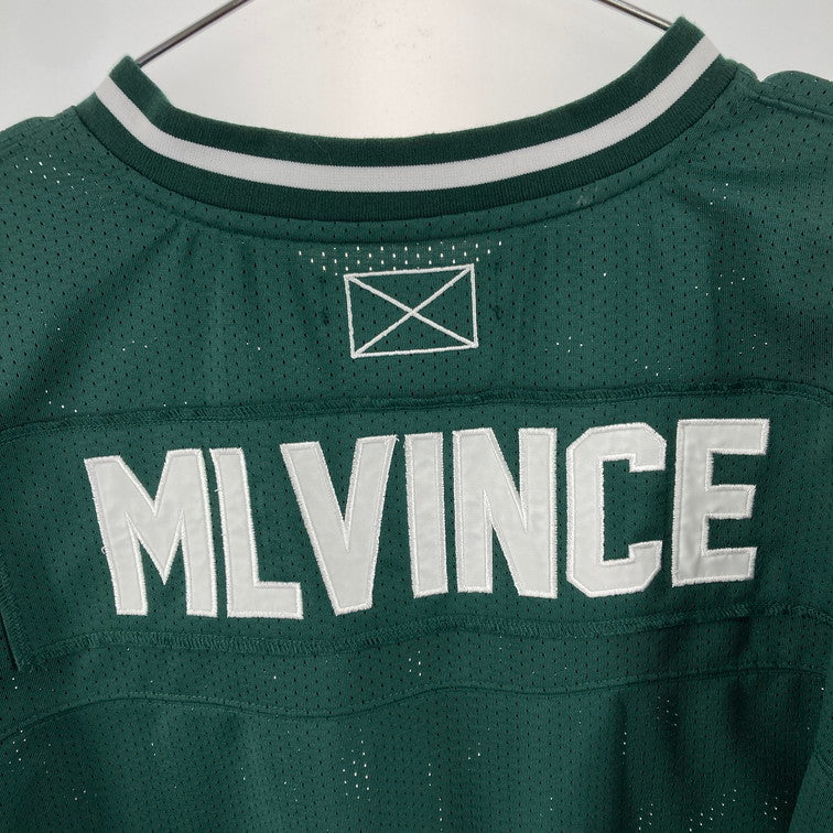 【中古品】【メンズ】  MLVINCE/LAYERED L メルビンス レイヤード ロングスリーブ フットボールシャツ S FOOTBALL SHIRT GREEN 142-250225-OR-01-iwa サイズ：XL カラー：グリーン系 万代Net店