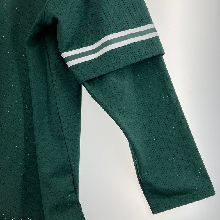 【中古品】【メンズ】  MLVINCE/LAYERED L メルビンス レイヤード ロングスリーブ フットボールシャツ S FOOTBALL SHIRT GREEN 142-250225-OR-01-iwa サイズ：XL カラー：グリーン系 万代Net店