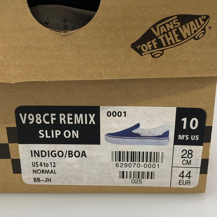 【中古美品】【メンズ】 VANS バンズ V98CF REMIX スニーカー 162-251207-WA-05-iwa サイズ：28cm カラー：INDIGO/BOA 万代Net店