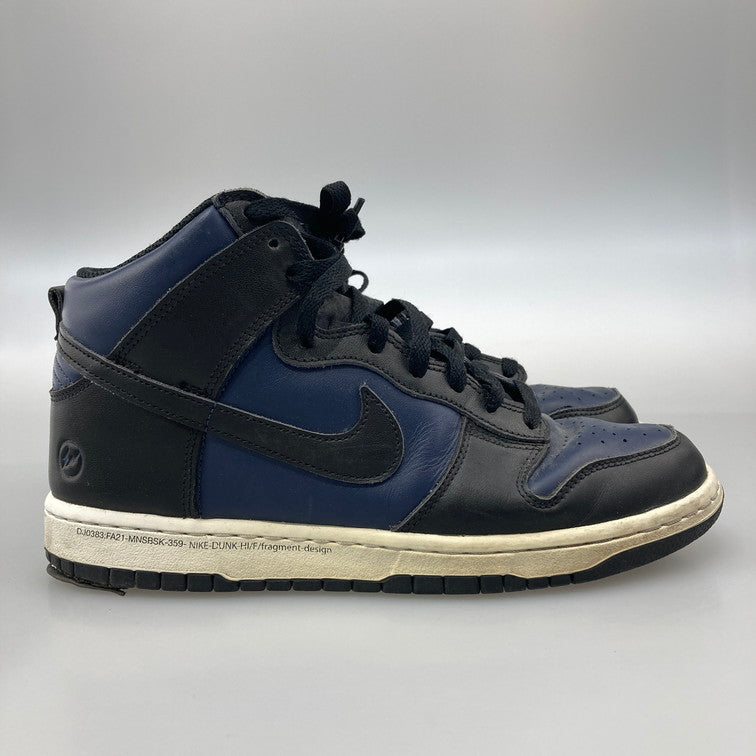 【現状渡し品】【メンズ】 NIKE ナイキ DJ0383-400 DUNK HI / F フラグメントデザイン スニーカー 本体のみ（箱なし） 160-251207-WA-06-iwa サイズ：26.5cm カラー：ミッドナイトネイビー ブラック ホワイト 万代Net店