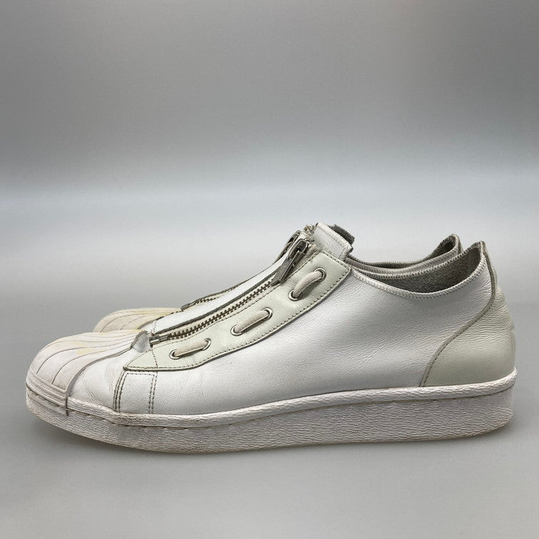 【中古品】【メンズ】 adidas アディダス Y-3 CG3210 SUPER ZIP WHITE スニーカー 本体のみ（箱なし） 161-251207-WA-07-iwa サイズ：26.5 カラー：ホワイト 万代Net店