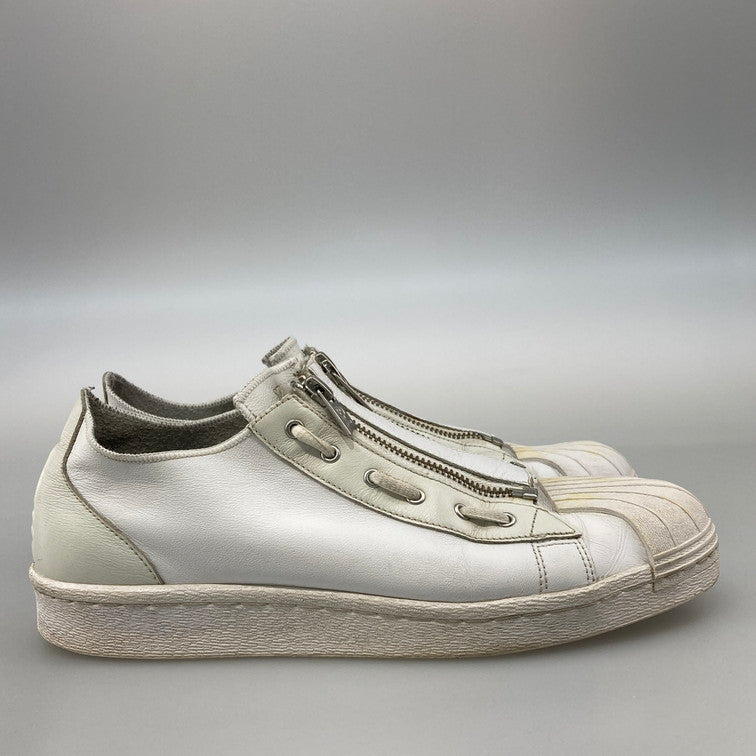 【中古品】【メンズ】 adidas アディダス Y-3 CG3210 SUPER ZIP WHITE スニーカー 本体のみ（箱なし） 161-251207-WA-07-iwa サイズ：26.5 カラー：ホワイト 万代Net店