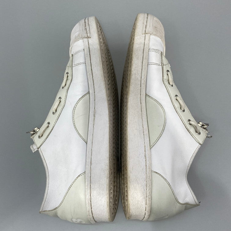 【中古品】【メンズ】 adidas アディダス Y-3 CG3210 SUPER ZIP WHITE スニーカー 本体のみ（箱なし） 161-251207-WA-07-iwa サイズ：26.5 カラー：ホワイト 万代Net店