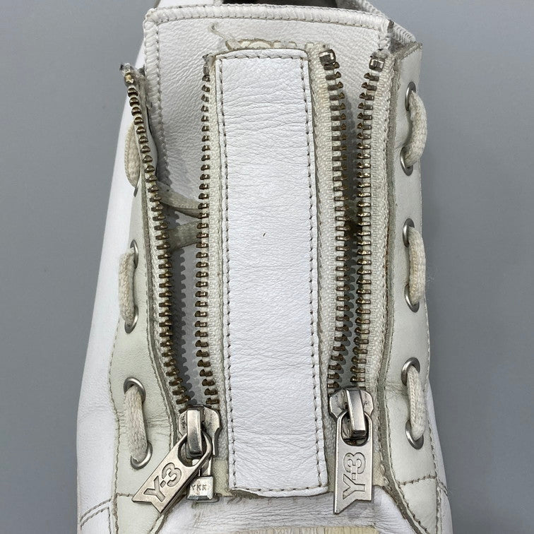 【中古品】【メンズ】 adidas アディダス Y-3 CG3210 SUPER ZIP WHITE スニーカー 本体のみ（箱なし） 161-251207-WA-07-iwa サイズ：26.5 カラー：ホワイト 万代Net店