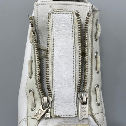 【中古品】【メンズ】 adidas アディダス Y-3 CG3210 SUPER ZIP WHITE スニーカー 本体のみ（箱なし） 161-251207-WA-07-iwa サイズ：26.5 カラー：ホワイト 万代Net店