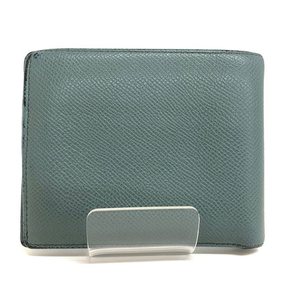 【現状渡し品】【メンズ/レディース】 BVLGARI ブルガリ 285216 二つ折り財布 コンパクトウォレット レザー 181-250704-rs-07-fur カラー：ブルー・グレー系 万代Net店