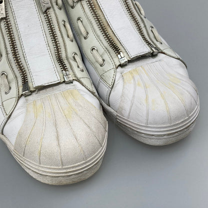 【中古品】【メンズ】 adidas アディダス Y-3 CG3210 SUPER ZIP WHITE スニーカー 本体のみ（箱なし） 161-251207-WA-07-iwa サイズ：26.5 カラー：ホワイト 万代Net店