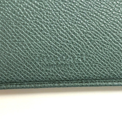 【現状渡し品】【メンズ/レディース】 BVLGARI ブルガリ 285216 二つ折り財布 コンパクトウォレット レザー 181-250704-rs-07-fur カラー：ブルー・グレー系 万代Net店