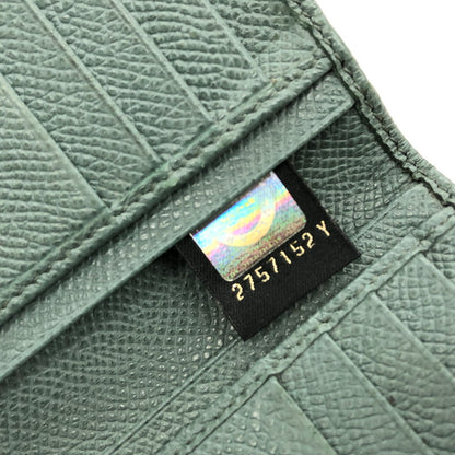 【現状渡し品】【メンズ/レディース】 BVLGARI ブルガリ 285216 二つ折り財布 コンパクトウォレット レザー 181-250704-rs-07-fur カラー：ブルー・グレー系 万代Net店