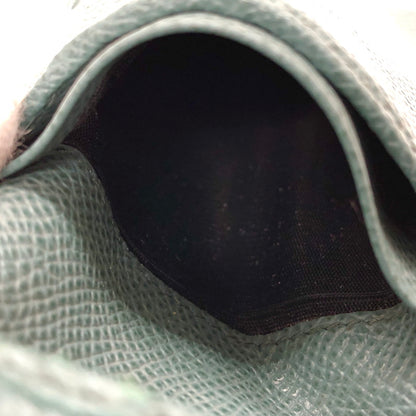 【現状渡し品】【メンズ/レディース】 BVLGARI ブルガリ 285216 二つ折り財布 コンパクトウォレット レザー 181-250704-rs-07-fur カラー：ブルー・グレー系 万代Net店