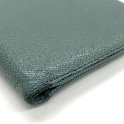 【現状渡し品】【メンズ/レディース】 BVLGARI ブルガリ 285216 二つ折り財布 コンパクトウォレット レザー 181-250704-rs-07-fur カラー：ブルー・グレー系 万代Net店