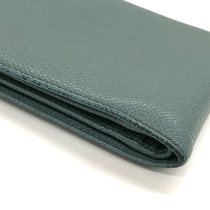 【現状渡し品】【メンズ/レディース】 BVLGARI ブルガリ 285216 二つ折り財布 コンパクトウォレット レザー 181-250704-rs-07-fur カラー：ブルー・グレー系 万代Net店