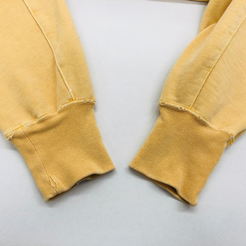 【現状渡し品】【メンズ】 REMI RELIEF レミレリーフ ロゴスウェット トレーナー 長袖 トップス 140-250305-hn-03-fur サイズ：M カラー：イエロー 万代Net店