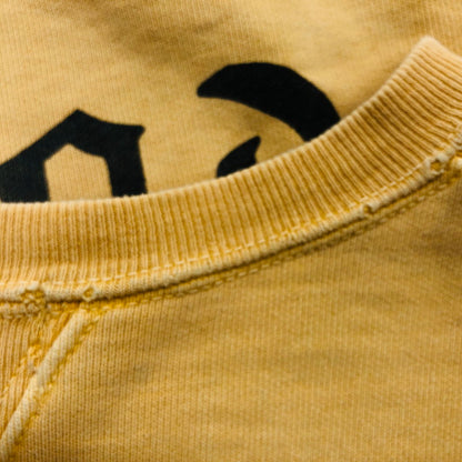 【現状渡し品】【メンズ】 REMI RELIEF レミレリーフ ロゴスウェット トレーナー 長袖 トップス 140-250305-hn-03-fur サイズ：M カラー：イエロー 万代Net店