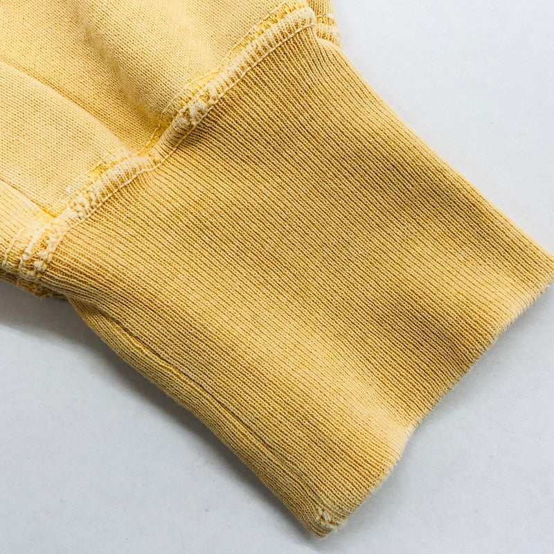 【現状渡し品】【メンズ】 REMI RELIEF レミレリーフ ロゴスウェット トレーナー 長袖 トップス 140-250305-hn-03-fur サイズ：M カラー：イエロー 万代Net店