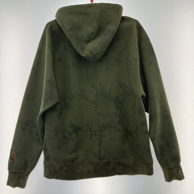 【中古品】【メンズ】 NIKE ナイキ × トラヴィススコット TRAVIS SCOTT CN3422-222 JORDAN WASHED SUEDE HOODIE フードジャケット パーカー  148-250225-OR-04-iwa サイズ：M カラー：カーキ系 万代Net店